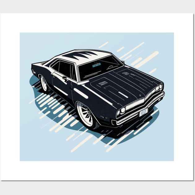 Classic Car Power Unleashed Wall Art by Tees For UR DAY